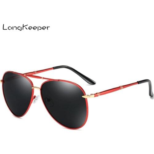 New Polarized Men Sunglasses Classic Pilot Driving Sun Glasses UV400 Metal Frame Mirror Lens Sunglass Male gafas de sol hombre