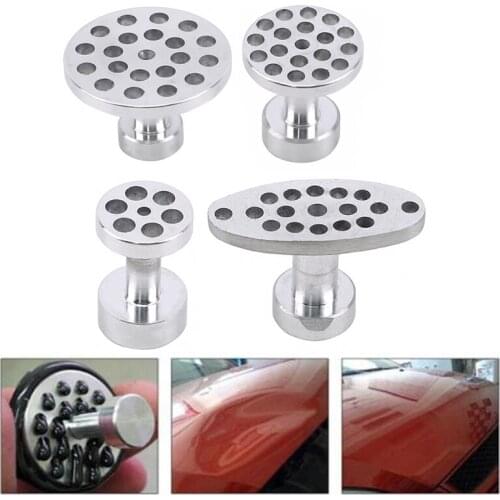 Aluminum Alloy Pull Cap Gasket Auto Sheet Metal Recessed Repair Device Automobile Maintain Tool 4Pcs/set