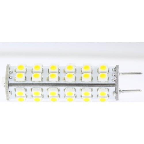 10pcs/lot Dimmable GY6.35 Led G6.35 Corn Bulb 51leds 3528SMD White Warm White 12VDC 12VAC 3W Car Boat Camper Housing