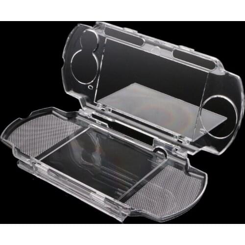 Clear Housing for PSP 2000 3000 Transparent Hard Carry Cover Case Snap-in Crystal Protector Case Molds for Sony Playstation