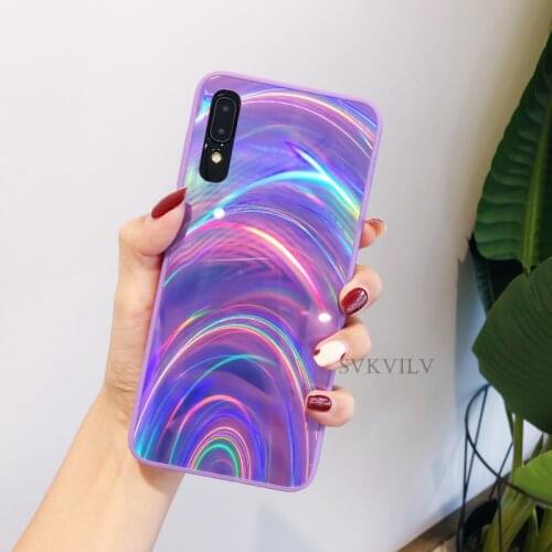 Rainbow Laser Case for Redmi 9A 9C NFC 9 Bling Glitter Diamond Cover Redmi Note 9s 9 Pro Max 8 Pro