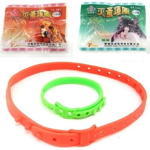 30 PCS/Lot Adjustable Kill Flea & Tick Dog Cat Collar Pet Product Dogs Harnesses