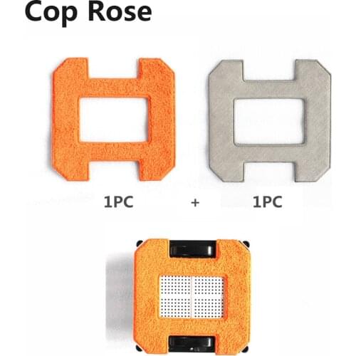 Window Cleaning Robot Fiber Mop Cloths 2 PCS For Cop Rose X6 Vacuum Cleaner Parts