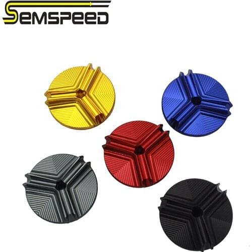 Semspeed Accessory M30*1.5 Engine Oil Cap L Filler Cover Universal For Aprilia BMW Ducati Honda Kawasaki Yamaha Motorbike Parts