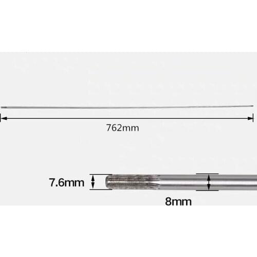 1pc 2pcs 9teeth shaft,762mm long, 8mm Thickness ,Brush Cutter Grass Trimmer replacement parts Fit for 26mm Tube Whipper snipper