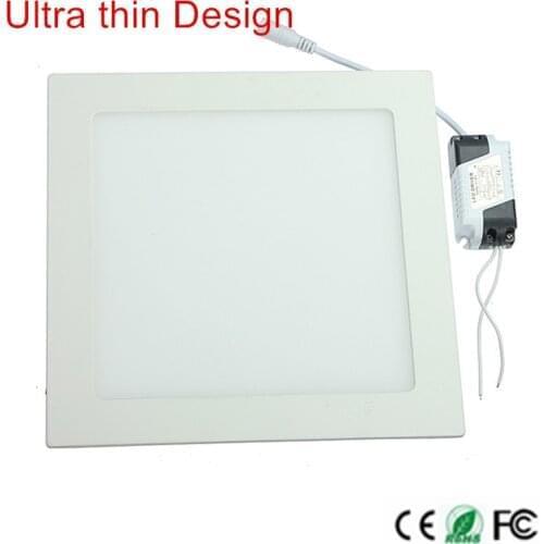 Refund to us 10pcs 25W Ultra thin LED downlight Square LED panel Ceiling Recessed Light bulb lamp AC85-265V smd2835