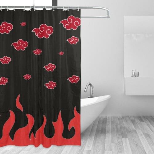 Namikaze Minato Bathing Bathroom Bath Curtain Japanese Anime Waterproof Polyester Fabric High Quality Show Curtains