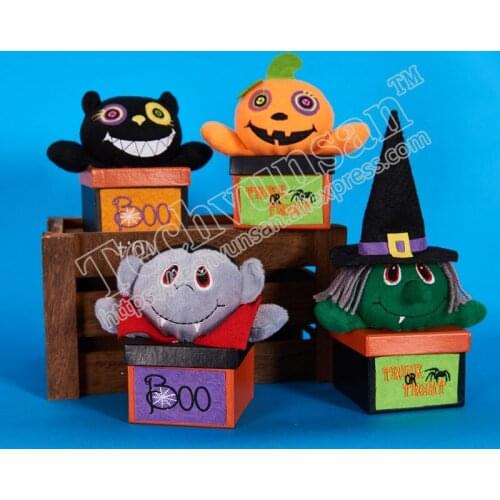 10piece/lot Childrens Halloween candy box Gifts for boys and girls Creative decoration Small gift pumpkin box