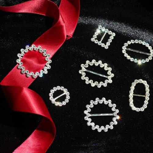 10pcs Vintage Noble Temperament Rhinestone Round Earrings For Women Oval Necklace Bracelet Pendant Diy Ear Jewelry Accessories