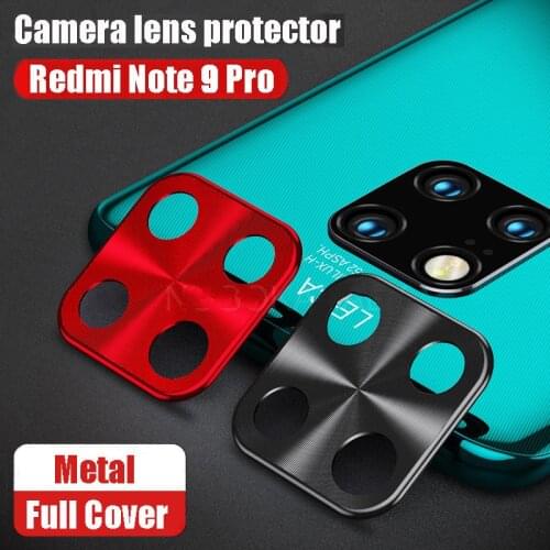 10pcs Camera Lens Protective Metal Ring Case for Xiaomi Redmi Note 9 Pro Max Back Camera Screen Protector for Redmi Note9s