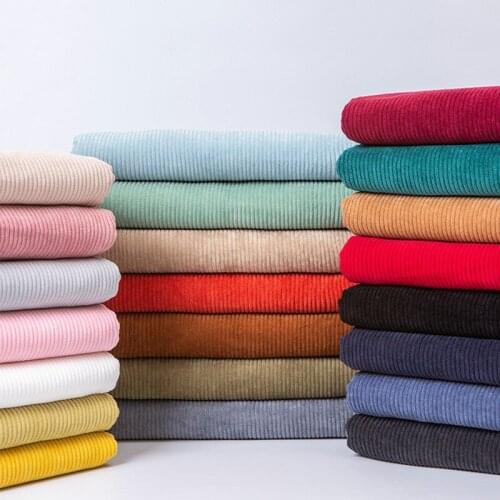 150cmx50cm Thick Strips Corduroy Fabrics Coats Padded Jackets Shirts Pants Overalls Sofa Covers Fabric DIY Apparel Sewing Fabric