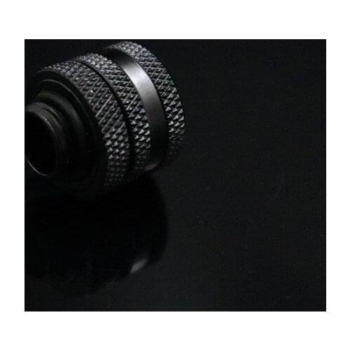 2pcs Computer water cooling sleeve fittings hard tube quick twist joint 10X14mm white silver black