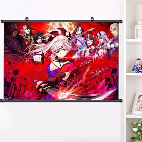 Anime Manga Fate/Apocrypha Miyamoto Musashi Game Cosplay Wall Scroll Mural Poster Wall Hanging Poster Home Decor