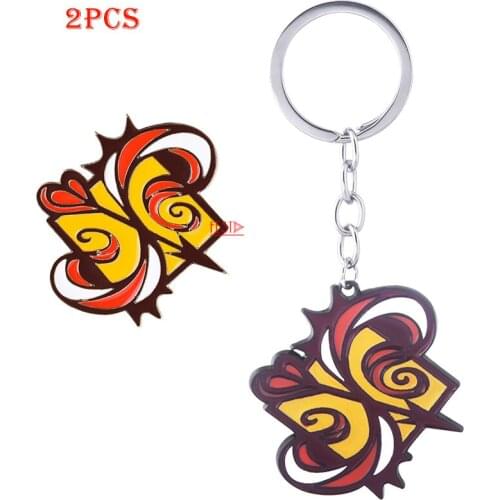 Anime SK8 The Infinity S Badge Metal Keychain Reki Kyan Langa Miya Cherry Adam Metal Badge Props Brooch Pin Pendant Accessories