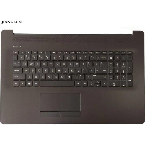 JIANGLUN Laptop For HP 17-BY 17-CA Palmrest Top Case with Keyboard Touchpad L22750-001