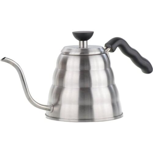 Ecocoffee 1.2l/40oz Pour Over Coffee Tea Kettle Gooseneck Pot For Stove V60 Percolator 304 Stainless Steel Teapot Stocked Sale