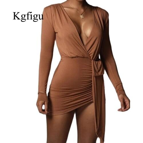 KGFIGU Fashionable Knitted Dresses