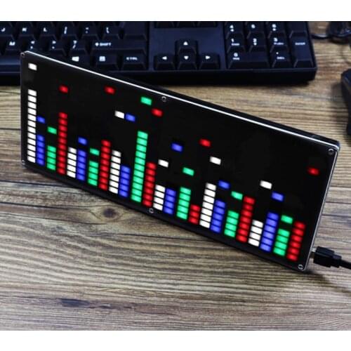 LED music spectrum display diy kit 1624 rhythm display electric soldering kit