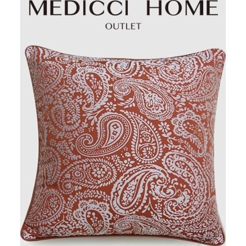 Medicci Home Scatter Red Cushion Covers New Living Series Decorative Throw Pillow Case Exclusive Designs Pillowcase Italy Retro
