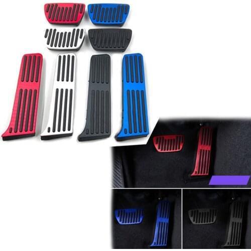 No Drilling Car Gas Brake Pedal Cover Accessories 2Pcs For 2018 2019 2020 Toyota Camry AT LHD models