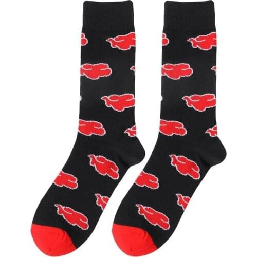 Anime ninja Mens and womens cotton cartoon socks cosplay cartoon characters personality trend long socks adult socks