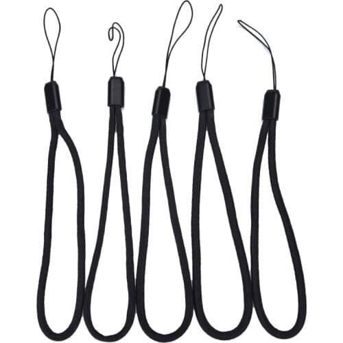New 5x Black Nylon Wrist Strap Lanyard For Camera Cell Phone IPod USB Mp3 Mp4