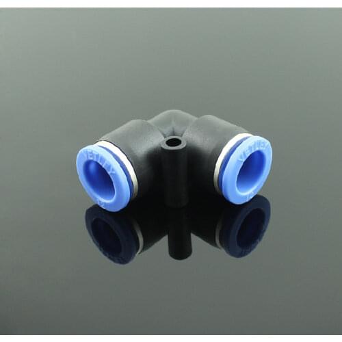Fit 5/32" 1/4" 5/16" 3/8" 1/2" Tube OD Euqal Elbow 90 Degree Angle Pneumatic Air Fittings Push In Fit Connector