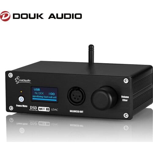 Douk Audio HiFi CSR8675 Bluetooth 5.0 Receiver USB DAC S/PDIF Coaxial / TOSLINK Optical / IIS Digital to Analog Converter