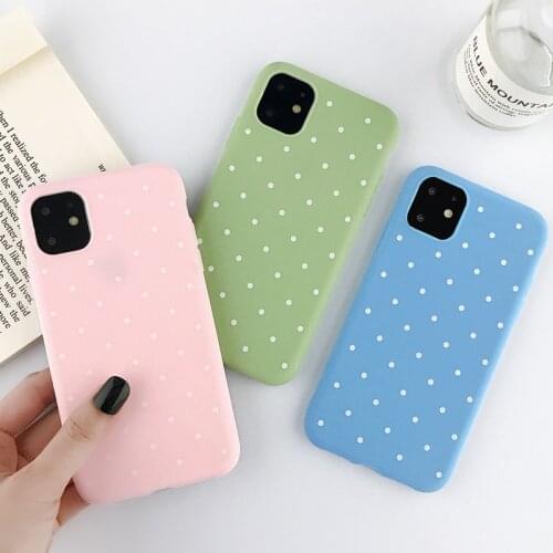 Retro Wave Point Phone Case For iPhone 11 12 Pro Max X XR XS Max 8 7 Plus Mini 5 6S Plus 5S SE20 Shockproof Soft Silicone Cover