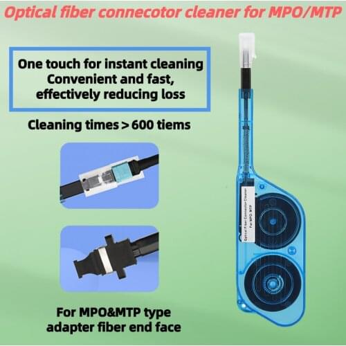 Fiber Optic Cleaning Pen MPO/MTP Connectors Cleaner Optical Fiber Cleaner Tools MPO Connector Cleaner