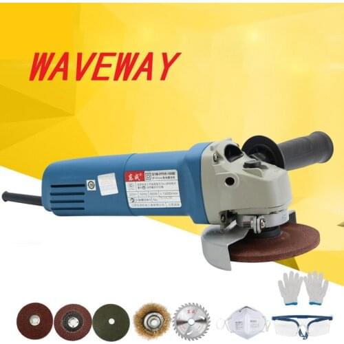 220V 710W Handheld Electric Angle Grinder Speed Regulating Rechargeable Grinding Machine for Metal Wood Polishing Cutting Tools