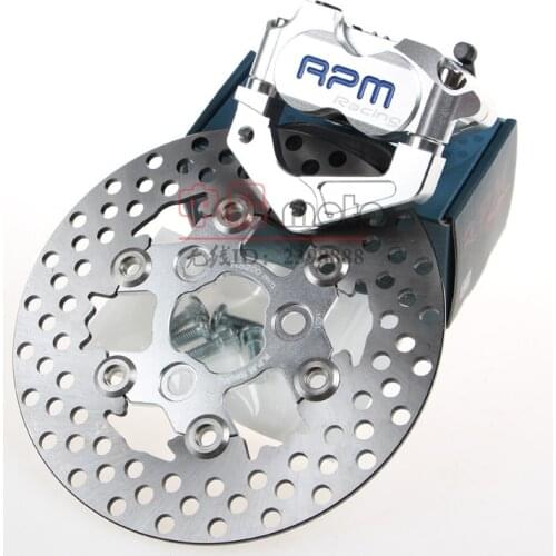 RPM motor Motorcycle Brake Calipers+200mm/220mm Disc Brake Pump Adapter Bracket+ Disc For Yamaha Aerox Nitro BWS 100 JOG 50 rr