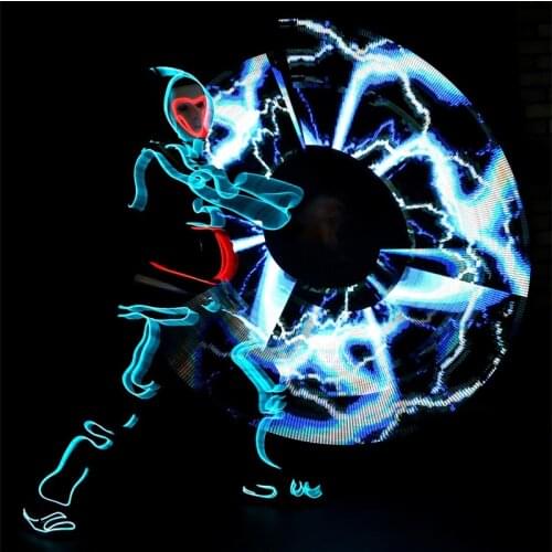 POI80H Ballroom dance led light sticks 2*80 Pixels poi DIY programmable poi 47cm image size 80*240 dj stage show costumes bar