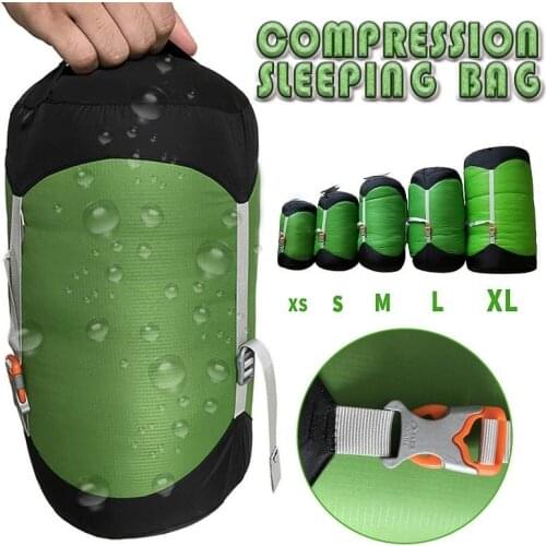 5 sizes Outdoor Sleeping Bag Pack Storage Carry Bag Compression Stuff Sack Compression Sleeping Bag Sleeping Bag Accessories