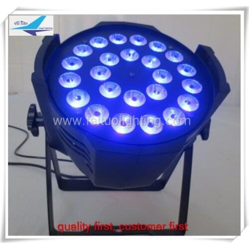 10/lot music activated 24x15w rgbwa 5 in 1 China stage light led par 64 can club light