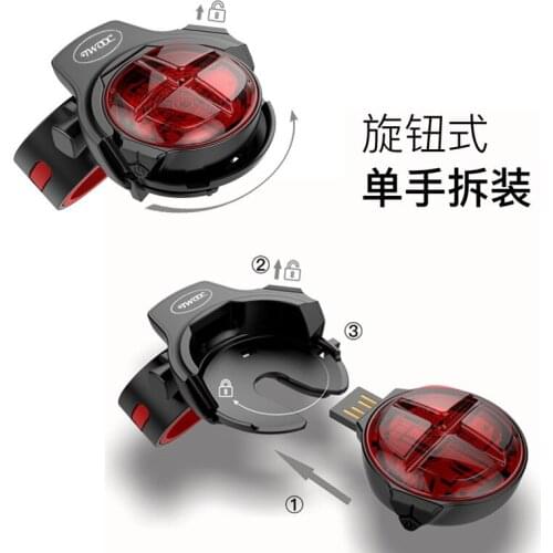 2020 NEW Intelligent Bike Bicycle Lights Brake Warning Automatic Sensing Cycling MTB Road Bike Tail Rear Light Lamp Accessories