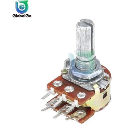 5pcs/Lot WH148 B50K 6Pin 20mm Potentiometer Switch