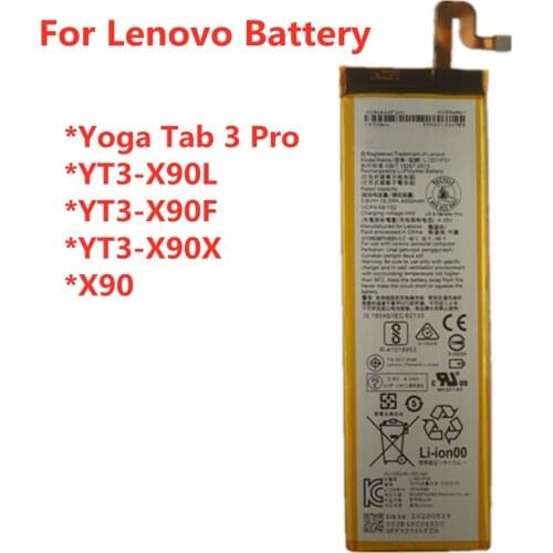 4000mAh L15D1P31 Battery For Lenovo Yoga Tab 3 Pro YT3-X90L YT3-X90F YT3-X90X X90 Phone Bateria High Quality Latest Production