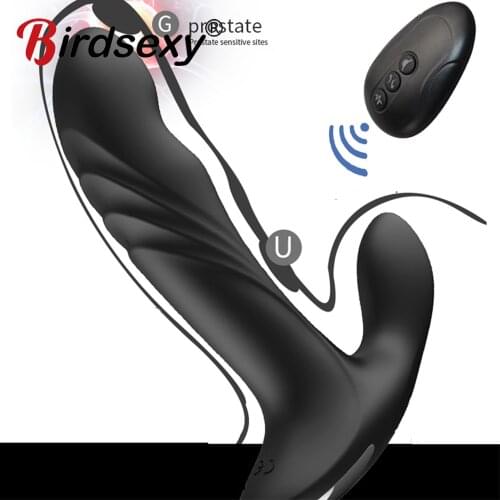 Anal Vibrator for Men Wireless Remote Dildo Vibration Prostate Massager Anal Delay Ejaculation Vagina Massage Sex Toys for Men