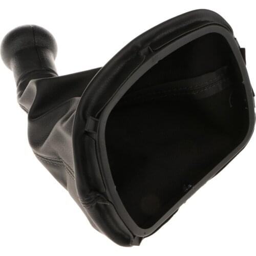 Car Gear Gaiter Shift Shifter Boot Manual Leather For VW Passat B5 1996-2005