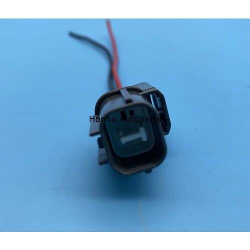 Free shipping 10/20/50/100 pcs 2 Pin way male Rear door lock motor horn auto wire connector 6181-0070 With 15cm 20AWG Pigtail