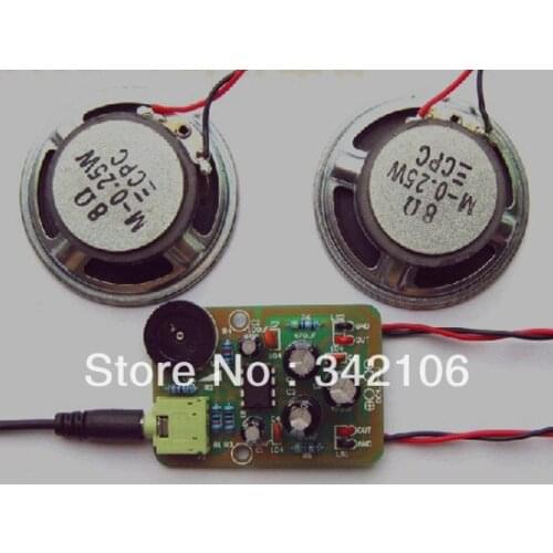 Free Shipping!!! Electronic production suite / amplifier kit / TDA2822M / Electronics DIY / AMP-1