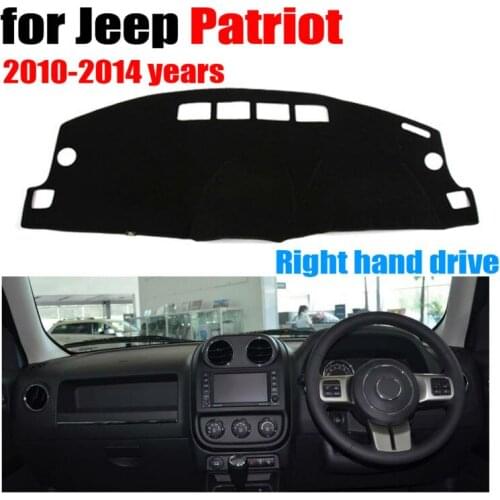 Car dashboard covers mat for Jeep Patriot 2010-2014 years Right hand drive dashmat pad dash cover auto dashboard accessories