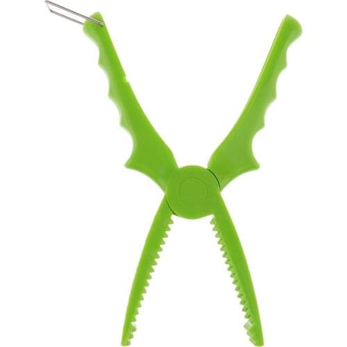ABS Unique Design Gar Grip Holster Fish Grip Handling Tool Fish Pliers Clamp Green Color Fishing Tools
