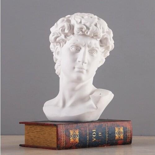 WU CHEN LONG David Apollo Statue Beethoven Mozart Art Sculpture Venus Goddess Resin Art&Craft Gypsum Sketch Home Decoration R895