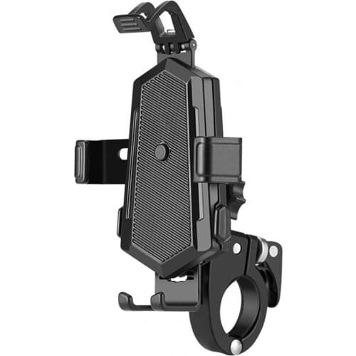 Handlebar/Rearview Mirror Mount Bike Quick Lock Phone Holder Bicycle Stand Rack Hands-Free GPS Navigation Mobile Phone Mount