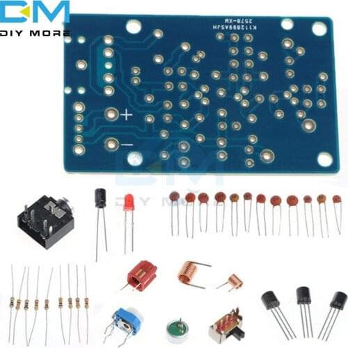 FM Wireless Microphone Suite FM Radio Transmitter DIY 1.5-9V 76-108MHz Module 20HZ-15KHZ 50 OHM DIY KIT Base Board