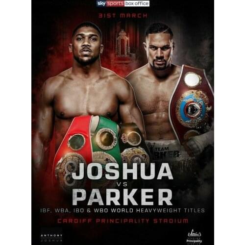 ANTHONY JOSHUA vs JOSEPH PARKER Art Film Print Silk Poster Home Wall Decor 24x36inch