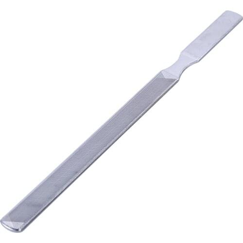 1PC Silver Stainless Steel Nail Files Buffer Sanding Polishing Nail Grinding Blocks Grind Sand Nail Art Pedicure Manicure Metal