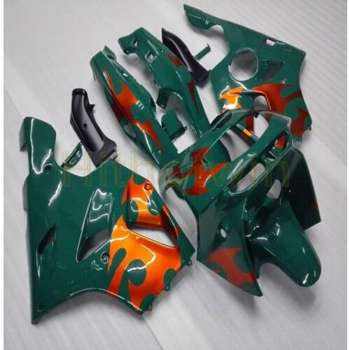 Custom motorcycle fairing for ZX6R 1994 1995 1996 1997 ZX 6R+Screws+dark green body kit